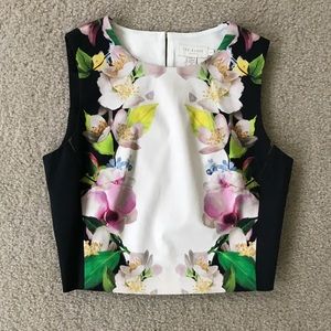 Ted Baker Floral Crop Top